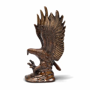 Figura de águila de latón macizo Shubham, chapada en oro pulido, color y tamaño personalizados, escultura de decoración para el hogar, fundición de metal. - Product Image 5
