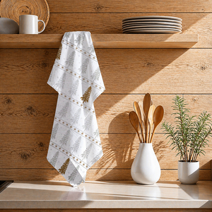 Top Quality Christmas Printed Design <b>Kitchen</b> <b>Towels</b> 100% OEM Personalized <b>Kitchen</b> <b>Towels</b> Sets . - Product Image 1