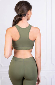 Ensemble de sport sans couture grande taille pour femme, respirant et léger, avec pantalon de yoga taille haute effet scrunch et soutien-gorge de sport gainant le ventre - Product Image 4
