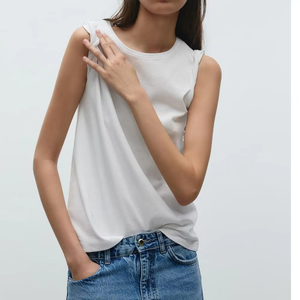 High Quality Short Sleeve Round Neck Solid Color Blank T-Shirt for Women Plain Cotton T Shirt Women Casual T-shirt - Product Image 5