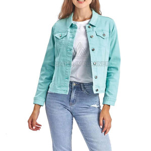 Veste en jean de haute qualité, dernier design, service OEM, faible MOQ, nouvelle arrivée, veste en jean pour femme, fabriquée au Pakistan - Product Image 5