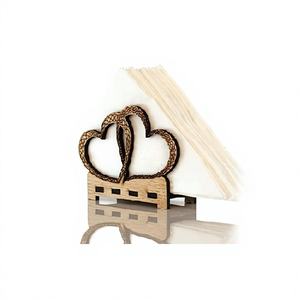 Vente flash - Porte-serviettes en bois personnalisé au design unique, porte-mouchoirs artisanal, classique, élégant, fantaisie, écologique - Product Image 5