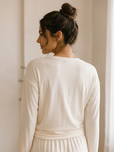 Ensembles de vêtements de détente pour femmes, doux et respirants, en Tencel et élasthanne, pyjamas pour femmes, vêtements de détente pour l'été - Product Image 3