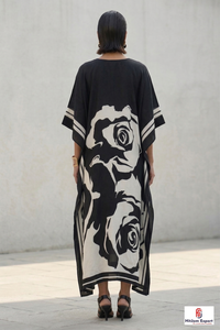 Premium Printed <b>Kaftan</b> Dress Women Loose Fit <b>Summer</b> Beach Wear Soft Fabric Stylish Design Wholesale Export Supply - Product Image 6