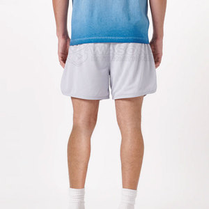 Shorts de sport décontractés pour hommes en maille respirante à séchage rapide, 100 % polyester, adaptés à la course, au fitness et aux activités de plein air - Product Image 6