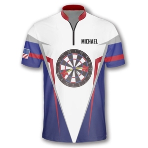 Custom Dart Shirt <b>Bowling</b> Jersey Golf Shirt Sublimation Dye Men's Sports Polo Shirts - Product Image 2