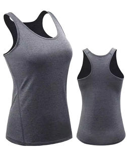 Débardeur sans couture pour femme, orné de dentelle, idéal pour le yoga et la course, fabriqué au Pakistan, broderie unie, tricoté, prix bas – Vente chaude - Product Image 5