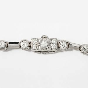 สร้อยคอทองคำแท้ 14K ดีไซน์หรูหรา ประดับเพชรแล็บโกรว์ 10 กะรัต FG VVS รูปทรงเรเดียนท์คัท รับรองโดย IGI สองแถว เหมาะสำหรับงานแต่งงานและงานพรมแดง - Product Image 5