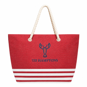 Premium Canvas Cotton Tote <b>Bag</b> with Rope Handles | Large Capacity Reusable Shopping <b>Beach</b> Travel Carry <b>Bag</b> Custom Logo Tote <b>Bag</b> - Product Image 1