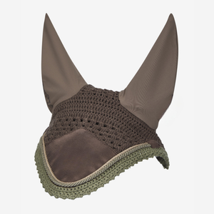 Horse Ear Bonnet Custom Logo Premium Crochet Lightweight Breathable Washable <b>Fly</b> Veil Made in Pakistan Ear Bonnet - Product Image 3