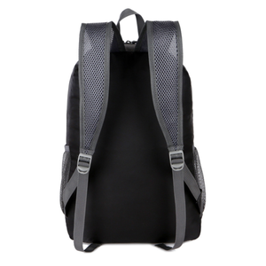 Mochila Negra para Senderismo al Aire Libre, Resistente al Agua, Plegable, para Excursiones - Product Image 6