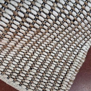 Hand Woven Wool and Jute Rug – Farmhouse Decor, Pet-Friendly - Product Image 3