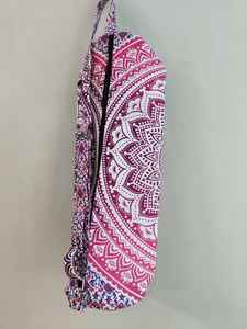 Sac de yoga en coton artisanal à motif mandala ethnique coloré avec bretelles réglables - Cadeau pour elle - Product Image 6