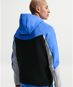 Men's Color Blocking Hooded <b>Tracksuit</b> Full Sleeve Zipper Sporty Design Breathable Polyester Cotton Autumn Wear Regular Fit - Product Image 3