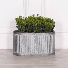 Modern Galvanized Garden <b>Planter</b> <b>Box</b> for Living Room Plants and Decorative Home Balcony Decoration Purpose - Product Image 2