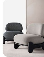 Silla de Madera Ecológica Contemporánea con Cojín Suave para Apartamentos Modernos y Muebles de Casa de Campo
