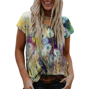 T-shirt de sublimation pour femme grande taille, prix avantageux, promotionnel, durable, dernier design, toutes les couleurs. - Product Image 2