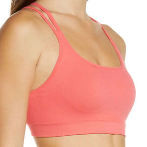 Soutien-gorge de sport personnalisé pour le yoga, respirant, à fort impact, réglable, avec couleurs contrastées, pour l'entraînement, vente en gros - Product Image 4