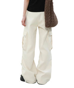 Pantalones Cargo de Hombre, Elegantes, de Cintura Media, Corte Regular, Invierno, Sólidos, Simples, de Poliéster/Algodón - Product Image 4