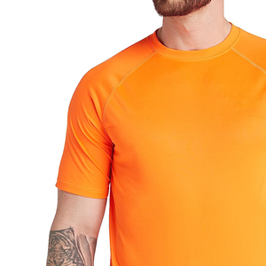 เสื้อยืดผู้ชายคอตตอน 100% ทรงปกติ คุณภาพสูง สวมใส่สบาย ระบายอากาศได้ดี แห้งเร็ว ไซส์ใหญ่ รับผลิตโลโก้ด้านหน้าตามสั่ง ขายส่ง - Product Image 1