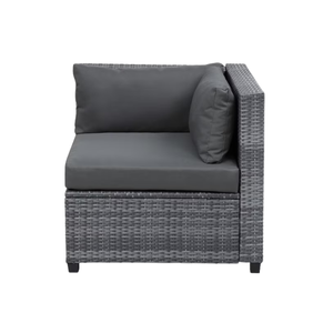 Sofá Modular de Esquina de Mimbre Sintético Moderno, Sofá Seccional de Ratán con Cojines Impermeables para Sala de Estar - Product Image 5