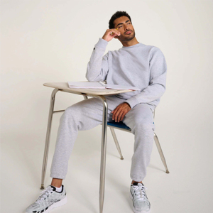 Sweat-shirt en coton uni de haute qualité pour homme, col rond, coupe ample, unisexe, impression de logo personnalisé, sweat-shirt à col rond pour homme - Product Image 2