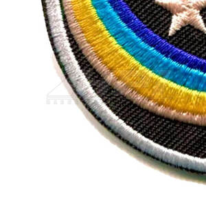Custom 3D Embossed Rubber PVC <b>Sew</b>-<b>On</b> <b>Patches</b> with Nonwoven Felt Fabric for Clothing - Product Image 2