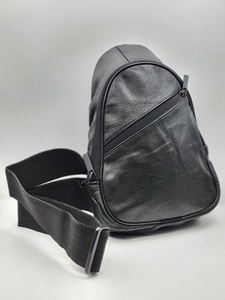 Bolso Bandolera de Piel Genuina, Personalizado, Liso, Teñido, Informal, Impermeable, con Cierre de Cremallera, para Uso en Exteriores - Product Image 1