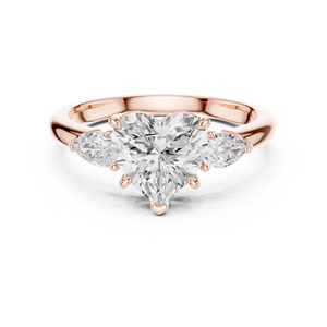 Anillo de Diamante de Laboratorio Aries Jewel, Elegante y Lujoso, con Corazón, E VS1, Oro Amarillo de 14K, Certificado IGI, para Bodas y Regalos, Directo de Fábrica - Product Image 5