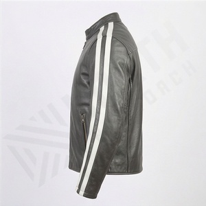 Veste de moto en cuir véritable pour homme de qualité supérieure, nouvelle arrivée, vestes de moto d'hiver, protections amovibles, personnalisables - Product Image 3