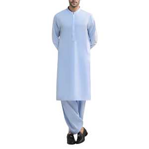 Customized Material Made High Quality <b>Men's</b> Salwar Kameez 2 Piece <b>Kurta</b> Set Moisture Wicking Quick Dry Traditional Casual Formal - Product Image 1