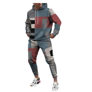 Ensemble de jogging pour homme à séchage rapide, sweat à capuche à manches longues et pantalon de jogging - Product Image 2