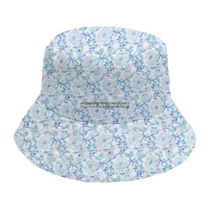 Sombrero tipo pescador acolchado informal para mujer, de algodón con estampado a mano, unisex, de moda, superventas, diseño urbano, para exteriores - Product Image 4
