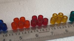 Bulk Wholesale Faceted Glass <b>Beads</b> Fire Polished Asscher Cut Rondelle Pink Blue Spacer <b>Loose</b> <b>Bead</b> for DIY Jewelry Making - Product Image 2