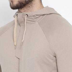 Ensemble de survêtement beige à capuche pour homme, sweat à capuche zippé à manches longues et pantalon de jogging, tenue de sport décontractée pour l'entraînement athlétique - Product Image 5