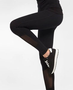 Women High <b>Waist</b> Front Seamless Tight See-Through Tummy Control Soft Yoga Pants Workout Athletic Running Spandex / Nylon <b>Legging</b> - Product Image 6