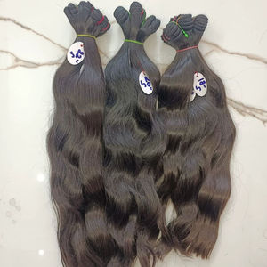 Extensiones de Cabello Remy Indio Virgen de Alta Calidad, Suaves, Lisas, Onduladas, Sedosas, Brillantes, con Ondas Naturales - Product Image 1