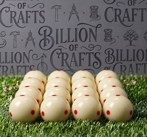 Billion Of Crafts - Juego de Bolas de Billar de Resina Premium Personalizadas, 50.8/52.4/57.2 mm, para Torneos de Billar - Product Image 2