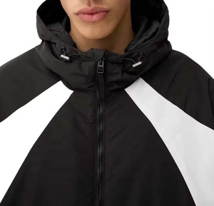 Veste Anorak Imprimée Imperméable Confortable et Durable en Polyester Ripstop Coupe-Vent 100% Polyester, Grande Taille, avec Fermeture Éclair et Blocs de Couleurs - Product Image 6