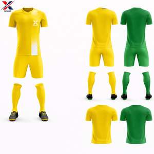 Diseño de Logotipo Personalizado, Nombre del Equipo, Uniforme de Fútbol 7V7 Corto, Cómodo, Transpirable, Ecológico, de Secado Rápido, 100% Poliéster, Servicio OEM - Product Image 3