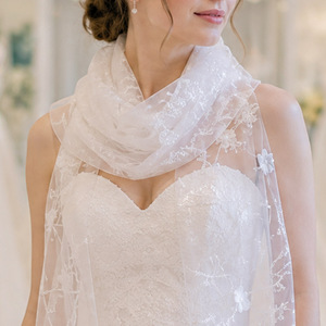 Écharpe de cou élégante en maille perlée fabriquée en Corée pour femmes, mode estivale SC-32 - Product Image 4