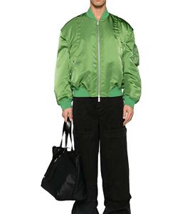 Venta al por mayor de moda personalizada hombres abajo chaqueta invierno grueso transpirable bombardero chaquetas de talla grande de color sólido ropa activa chaqueta de vuelo - Product Image 3