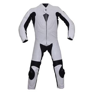 Combinaison de moto en cuir véritable unisexe, équipement de course et de conduite personnalisé pour hommes et femmes, homologuée CE - Product Image 2