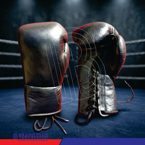 ถุงมือฝึกซ้อมมวย Brand Plus Professional Boxing รุ่นน้ำหนักเบา แบบผูกเชือก ดีไซน์สั่งทำได้ หนังแท้ สำหรับผู้ใหญ่ ไทย - Product Image 6