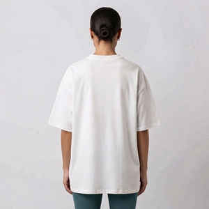 High Quality Hip Hop Style baggy Fit heavyweight Women's T-<b>Shirt</b> 100% Cotton Comfortable Breathable custom logo ladies <b>tee</b> - Product Image 2