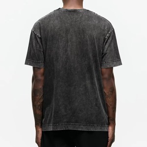Camisetas Personalizadas 2025, Camisetas Extra Grandes Lisas 100% Algodón, Corte Masculino, Estilo Vintage, Lavado Ácido, Camisetas Estampadas - Product Image 1