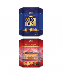 Authentic Malaysia Manufacturer Kicco Season Semi-Hard Gold Tin <b>Biscuits</b> Cookies Wholesale Order Bulk Low Moq Vanilla Chocolate - Product Image 1
