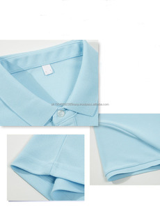 เสื้อโปโลผ้าคอตตอนเนื้อนุ่มใส่สบายสำหรับผู้ชายและผู้หญิงกันน้ำมีคราบกันน้ำเสื้อโปโลเทคนิค100% - Product Image 6