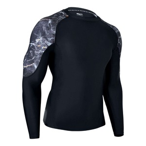 Compression Breathable Spandex/Polyester 220g Unisex Full Sleeve Rash Guard Custom Logo (<b>Heat</b>-Transfer Printing) NTEX OEM - Product Image 5