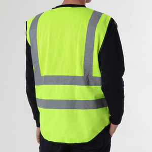 Chaleco de Seguridad de Alta Visibilidad Personalizado, Multibolsillos, Reflectante, con Cierre de Cremallera - Product Image 1